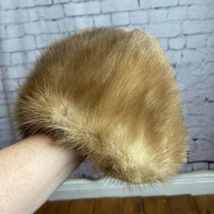 Vintage Brown Fur 50’s style hat